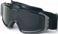 ESS Eyewear 740-0131 Profile Turbofan Goggles, Black, Fan-powered anti-fog system exhausts humidity at 13000 rpm, Rugged PowerPod runs fan for 150 hours on a single AA battery, Low-profile night-vision-compatible frame with wide field of view, Anti-microbial OpFoamTM face padding increases comfort & fit, UPC 811533011827 (7400131 740 0131 7400-131 74001-31) 