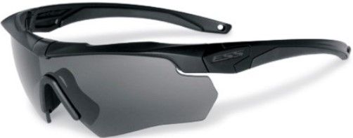 ESS Eyewear 740-0387 Cross Series Ballistic Eyeshield Crossbow 3LS Kit; Includes One Crossbow frame with three interchangeable lenses (Clear, Smoke Grey and Hi-Def Yellow), hard storage case, micro fiber pouch, snap-on elastic retention strap, the ESS sticker and instruction booklet; UPC 811533014538 (7400387 740 0387 7400-387)