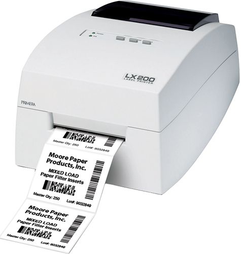 Primera 74271 Model LX200 Monochrome Label Printer, Prints up to 4.25