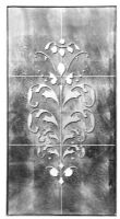 Bassett Mirror 7500-610EC Transitions Mirror-Mirror Wall Art, Decorative Wall, Silver Leaf Finish, Wood/ Mirror, 23"  W x 43" H, UPC 036155287577 (7500610EC 7500-610EC 7500 610EC 7500610 7500-610 7500 610) 