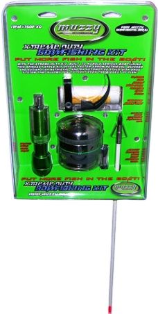 Muzzy 7502-XD Xtreme Duty Spincast Bowfishing Kit; Includes: Muzzy XD Bowfishing Reel, Anchor Reel Seat, Full Containment Fish Hook Rest, 100 ft of 200# bowfishing line and One classic fiberglass fish arrow with Carp point; UPC 050301750203 (7502XD 7502 XD)