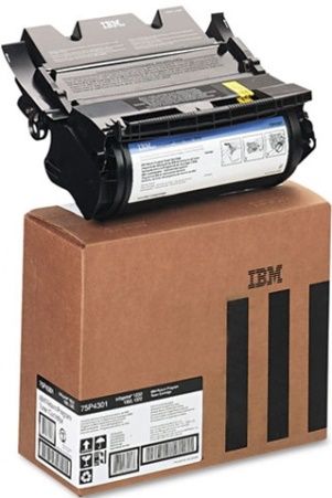 IBM 75P4301 Black Return Program Cartridge For use with IBM Infoprint 1332, 1352 and 1372 Printers, Up to 5000 pages yield based on 5% page coverage, New Genuine Original IBM OEM Brand (75P-4301 75-P4301 75P 4301 75P4-301)