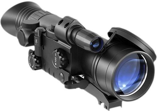 Pulsar 76017T Sentinel GS 2x50 Night Vision Riflescope, 2x Magnification, 50mm Objective Lens Diameter, 13 Field of view at eye relief 50 mm, Focusing Range from 5m to infinity, Detection Range 200m, Eye relief 45mm, Diopter Adjustment +/-3.5, Resolution (centre/edge FOV) 42 lines/36mm, Two-color range finding reticle, UPC 744105203958 (76017-T 760-17T 76017 PL76017T PL-76017T)