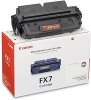 Canon 7621A001AA model FX-7 Black Toner Cartridge, For use with 710, 720 and 730 Canon Laserclass Fax Machines, Laser Printing Technology, Up to 4500 pages Duty Cycle, New Genuine Original OEM Canon Brand, UPC 013803016345 (7621A001AA 7621 A001AA 7621-A001AA FX7 FX-7 FX 7) 