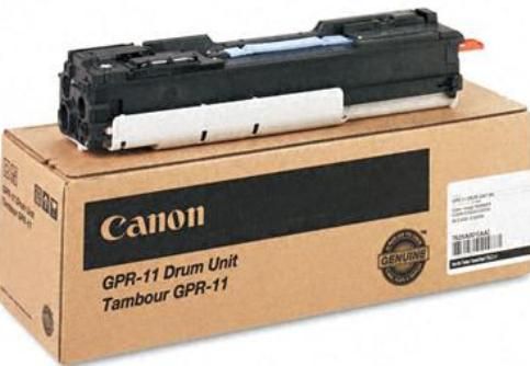 Canon 7625A001AA model GPR-11 Black Toner Cartridge Drum, Laser Printing Technology, Black Color, Up to 40000 pages Duty Cycle, Genuine Brand New Original Canon OEM Brand, For use with ImageRunner C3200, ImageRunner C3220, ImageRunner C2620 Canon Printers (7625A001 7625A001AA 7625-A001AA 7625 A001AA GPR-11 GPR 11 GPR11 GPR11-DRBK GPR11 DRBK GPR11DRBK)