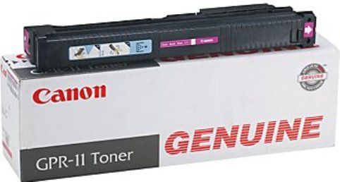 Canon 7627A001AA model GPR-11 Toner cartridge, Laser Print Technology, Magenta Print Color , 25000 Pages Duty Cycle, Genuine Brand New Original Canon OEM Brand, For use with Canon ImageRunner C3200 Printer and Canon ImageRunner C3220 Printer (7627A001AA 7627 A001AA 7627-A001AA GPR 11 GPR-11 GPR11 GPR 11M GPR-11M GPR11M)