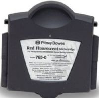 Pitney Bowes 765-0 Fluorescent Red Ink Cartridge For use with DM200, DM300 and DM400 Postage Meters; Yields up to 7000 impressions, New Genuine Original OEM Pitney Bowes Brand (7650 765 0 76-50) 