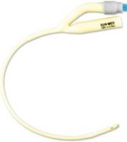 SunMed 7-6503-08 Foley 2-Way Pedi Latex Catheter 3cc 8FR Size (10 Pack), Smooth tapered tip facilitates easy insertion into urethra, Drainage eyes are accurately formed to permit effective drainage, Symetrical balloon expands equally in all directions and efficiently retains bladder, Color-coded sleeves for easy and rapid size indentification (7650308 76503-08 7-650308) 