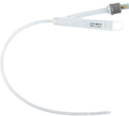 SunMed 7-6513-08 Foley 2-Way Pedi Silicone Catheter 3cc 8FR Size (10 Pack), Less encrustations compared to latex catheters, Smooth tapered tip facilitates easy insertion into urethra, Drainage eyes are accurately formed to permit effective drainage, Symetrical balloon expands equally in all directions and efficienctly retains bladder (7651308 76513-08 7-651308)