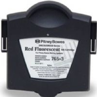 Pitney Bowes 765-3 Fluorescent Red Ink Cartridge For use with DM200i, DM300i, DM300L, DM400i and DM400L Postage Meters; Yields up to 8000 impressions, New Genuine Original OEM Pitney Bowes Brand (7653 765 3 76-53) 