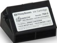 Pitney Bowes 769-0 Single Red Ink Jet Cartridge For use with E700 and E707 Series Personal Post Postage Meters; Yields up to 400-600 impressions or 3-4 months, New Genuine Original OEM Pitney Bowes Brand (7690 769 0 76-90) 