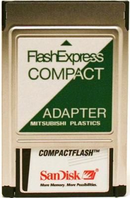 Plus 769-72-1000 Compact Flash PC Card Adapter, Use the PLUS CompactFlash PC Card Adapter and turn your CompactFlash memory card into a PC card, Gives you 