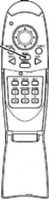 Plus 770-08-7010 Remote Control For use with U3 Series Data Projectors (770087010 77008-7010 770-087010) 