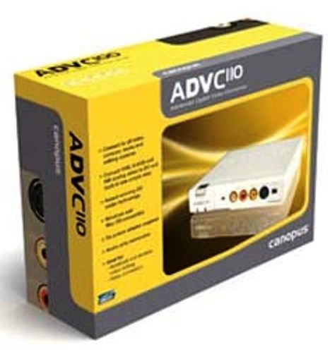 Canopus 770-10150-100 ADVC-110 Advanced Digital Bidirectional Analog / Digital Video Converter (77010150100, ADVC 110, ADVC110)