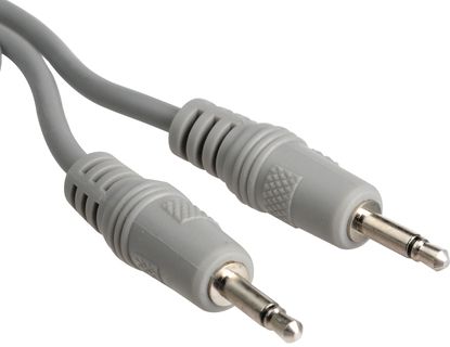 Plus 770-71-7000 Stereo 3.5mm Mini Phone Male to Mini Phone Male 3Ft. Audio Cable, 3.5mm mini phone plugs at both ends, Ideal for stereo audio applications, Can be used to connect from a PC to the mini phone stereo audio connection found on many projectors (770717000 77071-7000 770-717000)