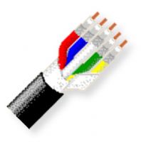 Belden 7713A B591000 10-Coax VideoFLEX Digital Snake Cable; Black or Matte; Riser Cable; CMR UL Specification Compliant; 10 RG6 18-AWG Coax; Solid bare copper conductors; Foam HDPE core; Duofoil 95 Percent tinned copper braid; PVC jacket; UPC 612825357223 (BTX 7713AB591000 7713A-B591000 7713A B591000) 