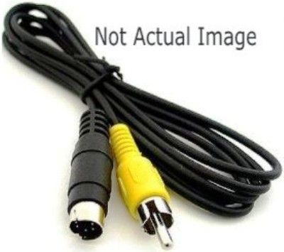 Plus 772-70-4000 Four-Pin Mini-DIN to RCA Male Video Cable, Ideal for some projector applications, Can be used to connect from a 4-pin mini-DIN connection to a composite video RCA connection (772704000 77270-4000 772-704000)
