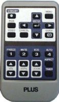 Plus 773-70-2000 Remote Control For use with V3-131 and U5-SVGA Series Projectors (773702000 77370-2000 773-702000) 