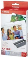 Canon 7737A001 model KP-36IP Print Cartridge, Dye Sublimation Print Technology, Color Print Color, 36 Page 4" x 6" Print Yield, For use with CP-100 Photo Printer and CP-200 and CP-300 Card Photo Canon Printer (7737A001 7737-A001 7737 A001 KP-36IP KP 36IP KP36IP) 