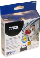 Epson 7762L Black Fabric Ribbon Cartridge for use with Epson LQ-680Pro, LQ-670, LQ-860 and LQ-2500 Impact Printers, Extra long life ribbon, 2 million characters at 48 dots/character, Lubricating agents in ink extend the life of print head, UPC 010343601345 (77-62L 776-2L 7762-L 7762) 