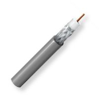 BELDEN7805R0081000, Model 7805R, 24.4 AWG, RG174, RF 100 Wireless Coax Cable; Gray Color; CMR/CMG-Rated; Solid 0.020-Inch Bare copper conductor; Foam HDPE insulation; Beldfoil Tape and Tinned Copper braid shield; CMR/CMG PVC jacket; UPC 612825189565 (BELDEN7805R0081000 WIRE SIGNAL CONDUCTOR TRANSMISSION) 