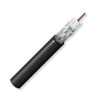 BELDEN7807R 0101000, Model 7807R, 17 AWG, RG58, Coax Cable; Black Color; CMR and CMG-Rated; 17 AWG solid 0.044-Inch Bare copper conductor; Gas-injected foam HDPE insulation; Duobond Tape foil and tinned copper braid shield; PVC jacket; UPC 612825189657 (BELDEN7807R0101000 TRANSMISSION CONNECTIVITY CONDUCTOR WIRE) 