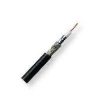 Belden 7809A 010500, Model 7809A, 13 AWG, RF 300 Wireless, Coax Cable; Black; Solid 0.072-Inch Bare Copper conductor; Gas-injected foam HDPE insulation; Duobond II Tape and Tinned Copper braid shield; Polyethylene jacket; For Indoor use; UPC 612825189749 (BTX 7809A010500 7809A 010500 7809A-010500 BELDEN) 