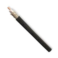 BELDEN7810SB0101000, Model 7810SB, RG8, 10 AWG, Ship Board, RF 400 Wireless Coax Cable; Black; CMG-LS and CMR-Rated; 10 AWG solid 0.108-Inch Bare copper-covered aluminum conductor; Gas-injected foam HDPE insulation; Duobond II Tape and Tinned copper braid shield; LSZH jacket; UPC 612825189831 (BELDEN7810SB0101000 TRANSMISSION CONNECTIVITY ELECTRICITY WIRE) 