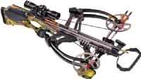 Barnett 78205 Vengeance Crossbow Package, Camo Finish, 140 lbs Draw Weight, 118 Ft. lbs of Energy, 18" Power Stroke, 365 FPS, 33.75" Length, 23.25" Width, 20" Arrow Lgth./400 Grain, 43% Lighter Riser with our Patented Carbon Riser Technology, Reverse-Draw Technology, Adjustable Pistol Grip, CROSSWIRE String and Cable System, UPC 042609782055 (78-205 782-05) 