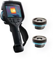 FLIR 78514-1301 Model E86-24-14 Advanced Thermal Imaging Camera, Black; 24 and 14-degree Lenses; UltraMax and MSX Imaging Technology; 464 x 348 IR Resolution; 5 MP with built-in LED Photo/Video Lamp Digital Camera; 4", 640 x 480 Pixel Touchscreen LCD with Auto-Rotation; Removable SD Card; 1-4x Continuous Digital Zoom; UPC 845188022693 (FLIR785141301 FLIR-78514-1301 FLIR78514-1301 FLIR-785141301 78514-1301) 