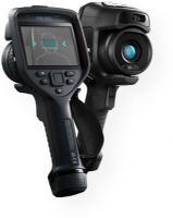 FLIR 78521-2102 Model FLIR E86-EST-24 Advance Thermal Camera, Black, 24-degree Lens; Begin screening quickly with limited ramp-up time, simple video connectivity, and choice of more than 2.5-hour battery or external power; Optimal screening accuracy with automatic ambient drift compensation, visual pass/fail graphic indicators, and audible alarms; UPC 845188023065 (FLIR785212102 FLIR 78521-2102 THERMAL) 