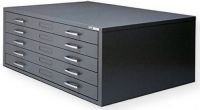 Mayline 7867CG Model C-File 5 Drawer with 40 lbs Capacity per Drawer, Gray Color; Plan Files- self contained steel C-Files have integral cap and can be bolted together for stacking; Drawers have front metal plan depressor and rear hood to keep documents flat and orderly; Dust covers optional; High base designed to support one file; UPC 760771151256 (7867CG 7867-CG 7867C-G MAYLINE7867CG MAYLINE-7867C-GRAY MAYLINE-7867C-G)  