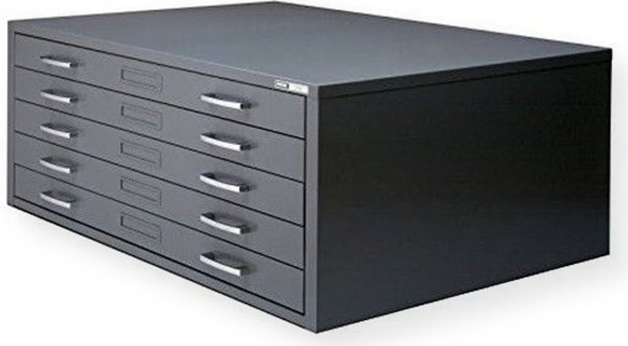 Mayline 7867CG Model C-File 5 Drawer with 40 lbs Capacity per Drawer, Gray Color; Plan Files- self contained steel C-Files have integral cap and can be bolted together for stacking; Drawers have front metal plan depressor and rear hood to keep documents flat and orderly; Dust covers optional; High base designed to support one file; UPC 760771151256 (7867CG 7867-CG 7867C-G MAYLINE7867CG MAYLINE-7867C-GRAY MAYLINE-7867C-G) 