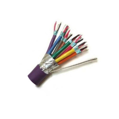 Belden 7880A Z4B500, Model 7880A; 26 AWG, 8-Pair, CM-Rated, Audio Snake Cable; Violet; 8-26 AWG tinned copper pairs; Datalene insulation; Individually shielded with Beldfoil bonded to numbered color-coded PVC jackets so both strip simultaneously; PVC jacket; UPC 612825190691 (BTX 7880AZ4B500 7880A Z4B500 7880A-Z4B500)