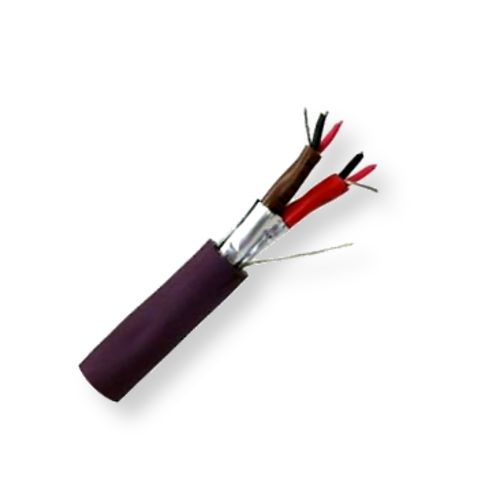Belden 7891A Z4B500, Model 7891A, 26 AWG, 2-Pair, Digital Audio Snake Cable; Violet Color; CM-Rated; 2-26 AWG tinned copper pairs; Datalene insulation; Individually shielded with Beldfoil bonded to numbered/color-coded PVC jackets so both strip simultaneously; PVC jacket; For Indoor Use; UPC 612825190769 (BTX 7891AZ4B500 7891A Z4B500 7891A-Z4B500 BELDEN)