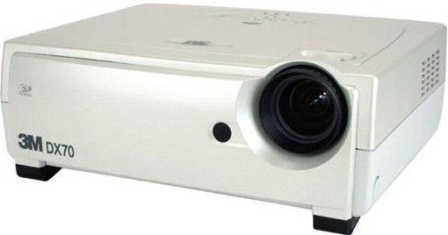 3M 78-9998-3403-5 Model DX70DS Digital DLP Projector, 3800 ANSI lumens, XGA (1280 x 768) Resolution, Contrast Ratio 2500:1, Digital Keystone Correction, 2 RGB Inputs 1 RGB Output, 4:3 Native Aspect Ratio, 16:9 Supported, DVI-D Input, Network Control, UPC 0-51125-63232-4 051125632324, 8 lbs (3.6kg) (78999834035 78 9998 3403 5 DX-70DS DX 70DS DX70)