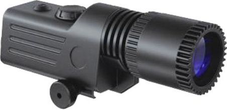 Pulsar 79071 Refurbished Model 805 IR Flashlight, For use with Gen.I, I+, II, II+, III Night Vision Devices and Digital Night Vision, 24mm Lens diameter, 200nW Power, 30 - 200 mWRange of power adjustment (min/max), 805nm Wavelength, 5.7 - 10 degrees Range of beam divergence, 2 hours Average operation time with one set of batteries, UPC 810119017635 (79-071 790-71 PL79071 PL-79071 805IR 805-IR)