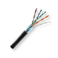 BELDEN7919A0101000, Model 7919A, 24 AWG, 4-Pair, Industrial Ethernet Cat 5e Cable; Black Color; 4 Pair 24 AWG Bare Copper conductors; PO Insulation; Overall Beldfoil Shield; PVC Outer Jacket; MSHA CMR-Rated; UPC 612825191209 (BELDEN7919A0101000 TRANSMISSION CONNECTIVITY INDUSTRIAL WIRE) 
