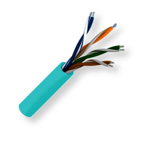 BELDEN7924A1NH1000, Model 7924A; 24 AWG, 4-Bonded-Pair; DataTuff Industrial Ethernet Cat 5e Cable; Teal Color; CMR-Riser Rated; 24AWG Tinned Copper; PO Insulation; PVC Outer Jacket; CMX-Outdoor Rated; UPC 612825191438 (BELDEN7924A1NH1000 TRANSMISSION CONNECTIVITY WIRE CONDUCTOR) 