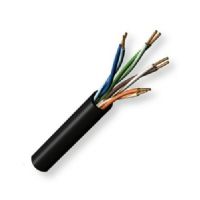 BELDEN7940A0101000, Model 7940A, 23 AWG, 4-Bonded-Pair, Industrial Ethernet Cat 6e Cable; Black Color; Riser CMR-Rated, CMX-Rated; 4 Bonded-Pair 23 AWG Bare Copper conductors; PO Insulation; PVC Outer Jacket; UPC 612825191827 (BELDEN7940A0101000 TRANSMISSION CONNECTIVITY WIRE CONDUCTOR) 