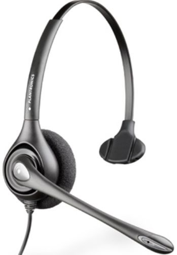 Plantronics 79499-01 Model H251N-UNC SupraPlus Monaural Headset with Ultra Noise Canceling Microphone, Business-critical reliability and all-day wearing comfort, Excellent receive-side audio quality improves listening intelligibility, Stylish, lightweight design enhances user experience (7949901 79499 01 7949-901 794-9901 H251NUNC H251N UNC)