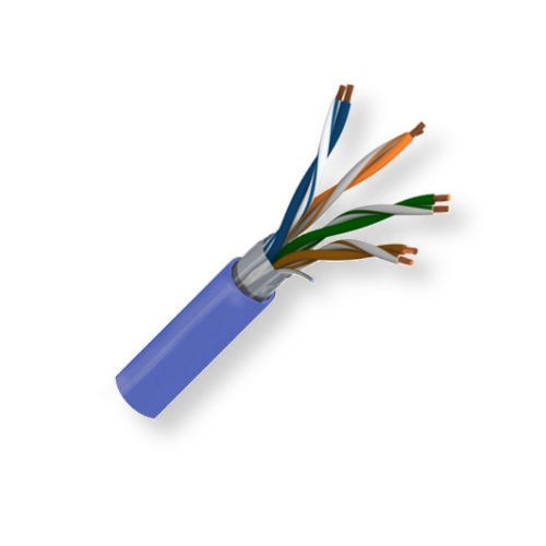 BELDEN7958A0061000, Model 7958A, 23 AWG, 4-Pair, Industrial Ethernet Cat 5e Cable; Blue Color; Riser-CMR AWM 21047 Rated; 4 Bonded-Pair 24AWG Bare Copper conductors; PO Insulation; Overall Beldfoil Shield; PVC Outer Jacket; UPC 612825192060 (BELDEN7958A0061000 TRANSMISSION CONNECTIVITY CONDUCTORS WIRE)