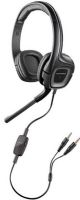Plantronics 79730-11 model .Audio 355 - headset - Ear-cup, Headphones - binaural Headphones Type, Ear-cup Headphones Form Factor, Wired Connectivity Technology, Stereo Sound Output Mode, 20 - 20000 Hz Frequency Response, 34 dBV/Pascal Sensitivity, 32 Ohm Impedance, 1.6 in Diaphragm, Neodymium Magnet Material, In-Cord Volume Control, Boom Microphone Type, UPC 017229128408 (7973011 79730-11 79730 11 .Audio-355 .Audio355) 