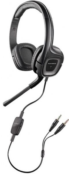 Plantronics 79730-11 model .Audio 355 - headset - Ear-cup, Headphones - binaural Headphones Type, Ear-cup Headphones Form Factor, Wired Connectivity Technology, Stereo Sound Output Mode, 20 - 20000 Hz Frequency Response, 34 dBV/Pascal Sensitivity, 32 Ohm Impedance, 1.6 in Diaphragm, Neodymium Magnet Material, In-Cord Volume Control, Boom Microphone Type, UPC 017229128408 (7973011 79730-11 79730 11 .Audio-355 .Audio355)
