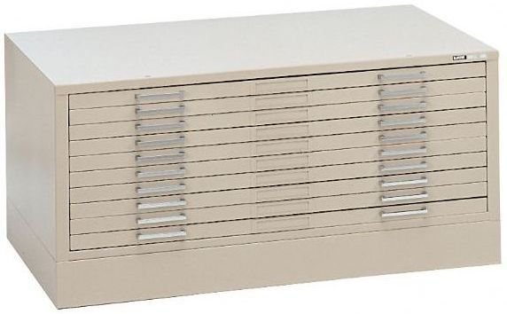 Mayline 7977CGModel 10 Drawer C-File Gray,  Overall size: 40.75