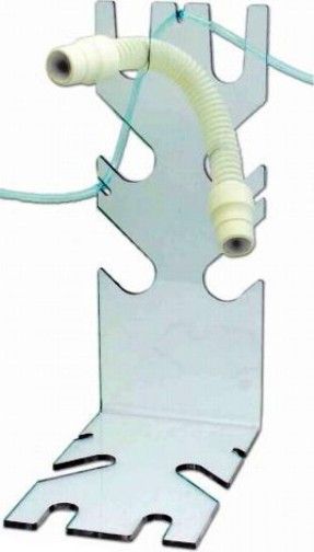 SunMed 8-0038-03 Tube Tree, Plastic, Effectively manage adult and pediatric corrugated breathing tubes and gas sampling lines, Clear polycarbonate will not obstruct view of patient, MRI Safe, Latex free, reusable, non-sterile (8003803 80038-03 8-003803)