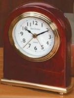 River City Clocks 802-333 5" x 4" Dome Clock with Alarm, Rosewood Finish (802333 802 333) 
