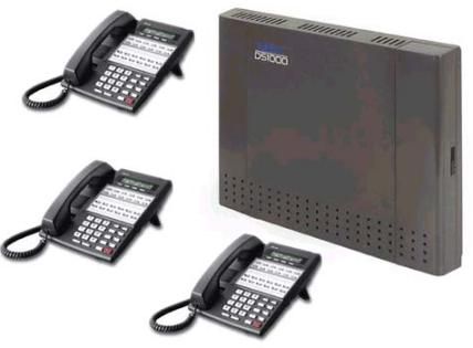 NEC 80290 model DS1000  model  3 Line 8 Digital 4 Analog Station Kit With 3 Telephones, Caller ID is standard on this kit (NEC80290 NEC 80290 DS-1000) 