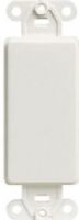 Leviton 80414-W QuickPort Decora Multimedia Insert, White, Blank Insert Ports; Sleek, versatile and convenient, they now come in a midway size that gives even greater coverage, and can hide unsightly wall surface irregularities; UPC 078477789964 (80414W 80-414-W 804-14-W 80414) 