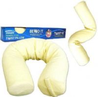 Maxim 80-55019 Medical Memory Foam Customizable Twist Pillow, Customizable shape provides comfortable support exactly where you need it, High quality memory foam designed to help prevent pain and stiffness in your neck, back and shoulders, 26 x 4 x 4 inches Measures, UPC 844296022625 (80 55019 8055019) 